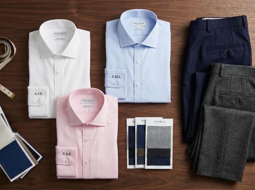 Custom shirts and trousers Singapore tailor