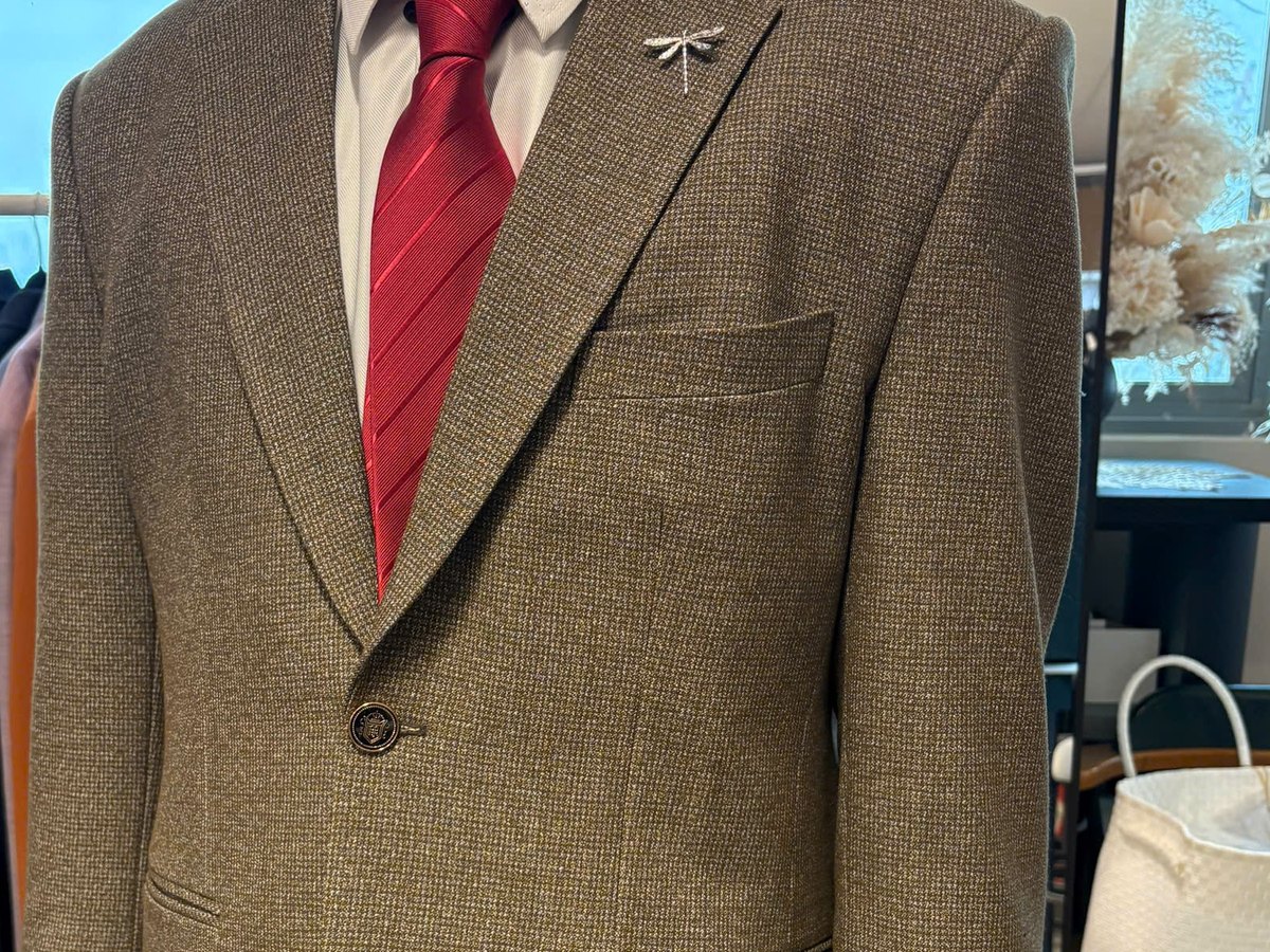 Tailored suit fitting detail at We Are Suitable Singapore