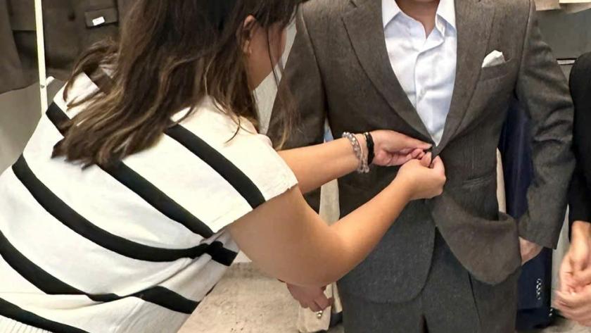 Bespoke suit fitting process at We Are Suitable Singapore