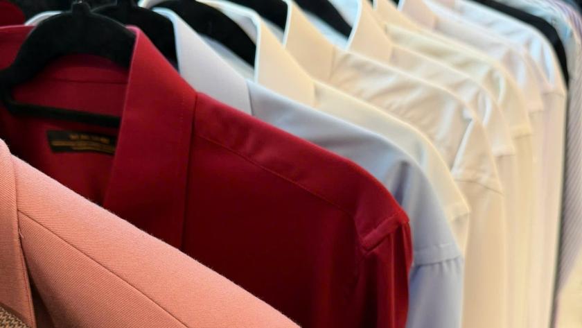 Tailored suit jackets at We Are Suitable Singapore showroom