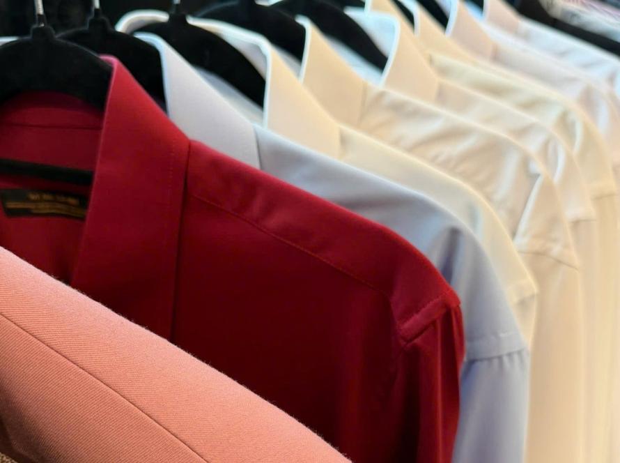 Tailored suit jackets at We Are Suitable Singapore showroom
