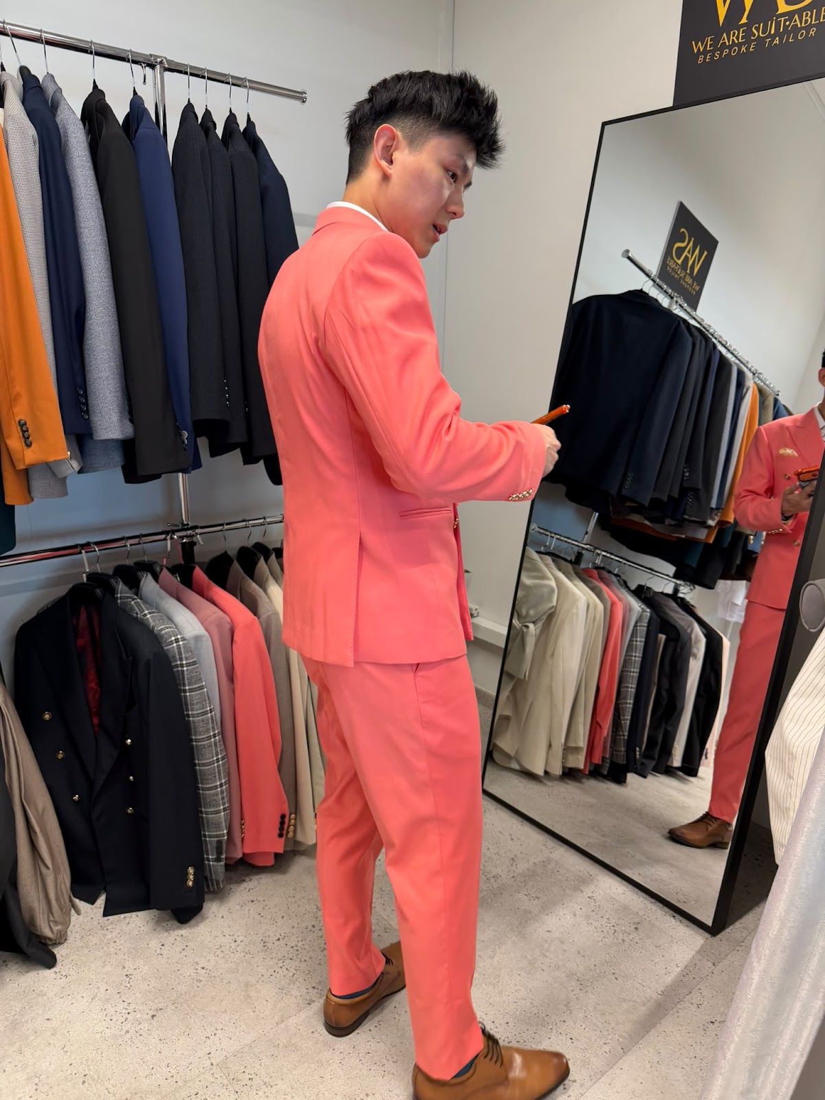 Jing Kai Lim &ndash; bespoke suit by We Are Suitable Singapore
