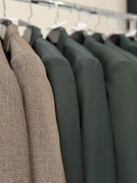 We Are Suitable showroom garment rack in Singapore